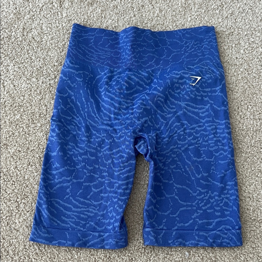 Gymshark Women’s Royal Blue Seamless Bike Shorts